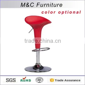 Good Quality Color Optional Swivel Leather Bar Stool thumbnail-1
