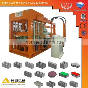 Hot Sale QTY8-15 Concrete Interlocking Brick Machine in Indonesia thumbnail-1