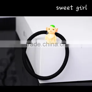 Kids and Lady Elastic Rubber Hair Bands ,Ponytail Holder Head Rope thumbnail-1