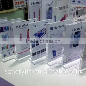 A4 Acrylic Sign Holder for Cell Phone Store,supermarket,cinema thumbnail-2