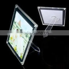 Customize Size Acrylic Magnet Photo Picture Frame With Back Support thumbnail-1