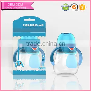 New Design Dolphin Pattern Baby Sippy Cup Training Cup thumbnail-1
