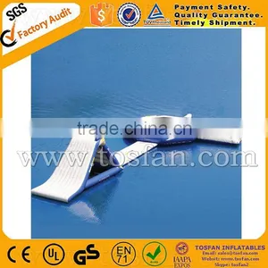 Best PVC Material Inflatable Water Sports Trampoline Combo A9042 thumbnail-1