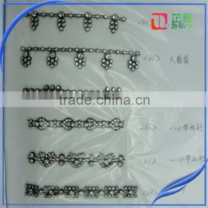 Trimmings Gold Rhinestone Wholesale Hat Bands Self-Adhesive Eyelet Knitting Lace thumbnail-5