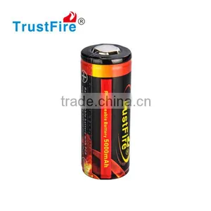 Trustfire Original Rechargeable 3.7V li Ion Button Top 5000mah Hgh Capacity Lithium Battery thumbnail-5