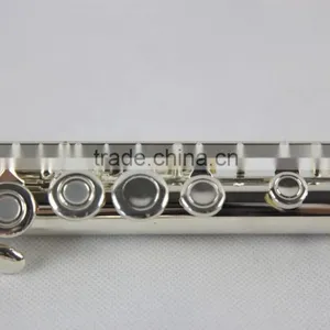 17 Open Holes Flute Silver Plated thumbnail-3