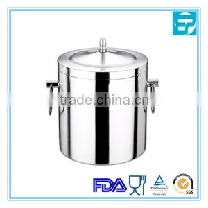 Beer Promotional Items ! Round Stainless Steel Wine Cooler,ice Bucket thumbnail-1