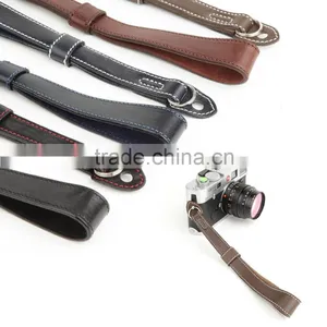 Short Leather Camera Hand Strap thumbnail-1
