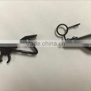Metal Clips for Lapel Microphone Black Color thumbnail-1