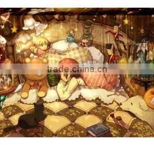 Sleeping Girls' Cartoon Design for Daugter's Room Home Decorating thumbnail-1