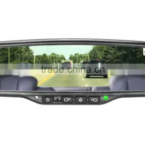 Car Multiple Display Mirror Monitor Dual 4.3 Inches LCD Screen Rearview Car Mirror With Camera thumbnail-3