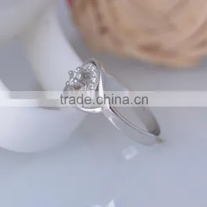 Wholesale 925 Sterling Silver Ring Evil Eye Micro Zircon Pave Setting Ring thumbnail-4