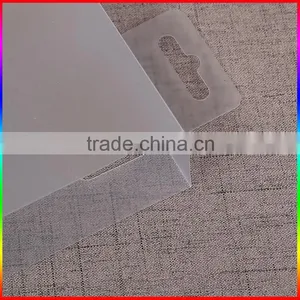 Transparent Packaging Plastic Sleeve , Printed PVC Sleeve Box , Thin Polyethylene Sleeve With Hook thumbnail-5