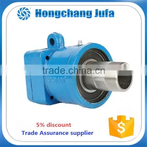 25A 1'' 2-passages Female Thread Water Swivel Connector Hydraulic Rotary Joints thumbnail-3