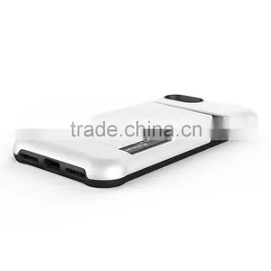 Back Card Slot Mobile Phone Case Double Layer Case for Apple IPhone 7 (4.7") thumbnail-3