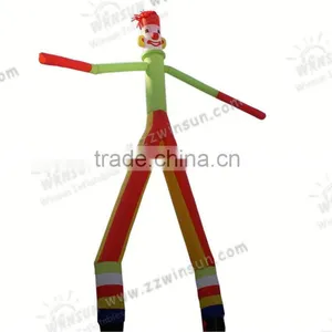 H=6m 190T Polyester Pongee CE Inflatable Tube Man With 2 Legs thumbnail-1