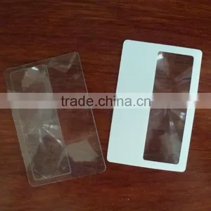 Credit Card Size Magnifier, Plastic Fresnel Lens Magnifier Card thumbnail-2