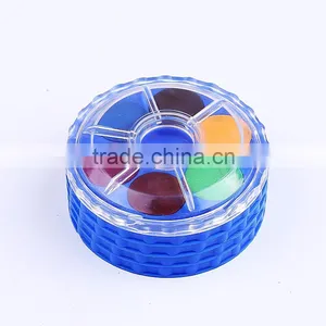 Art Manufacturer Wholesale New Modle 24 Color Watercolour Stack Twist Tray, 20mm*05mmn Large Color Cake thumbnail-2