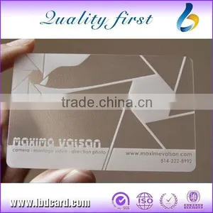 Transparent Frosted / Matte / Glossy PVC Cards thumbnail-2