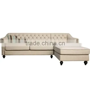 2016 Latest Corner Sofa Set Designs Foshan Shunde Furniture thumbnail-5