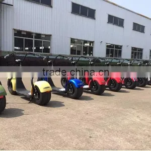 New Big Wheel Electric Mobility Motorcycle Harley Scooter With Seat 800w 60w thumbnail-3