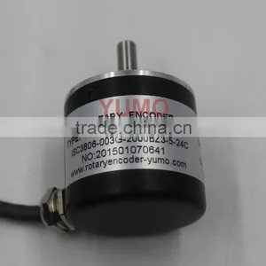 YUMO ISC3806 2000PPR 5V CNC System Solid Shaft Encoder Optical Price Incremental Rotary Encoder thumbnail-3