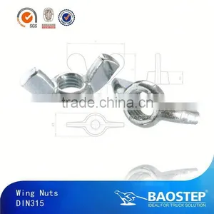 BAOSTEP Specialized Ts16949 Certified Auto Parts Manufacturer Wing Nut Dimensions thumbnail-1