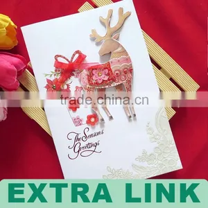 Wholesale Luxury Handmade Decoration Birthday Greeting Card thumbnail-2