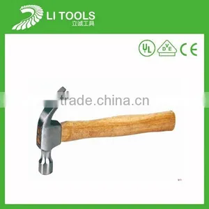 High Quality Wood Handle Metal Carbon Steel Claw Hammer thumbnail-4