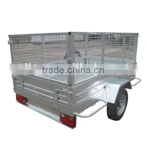 Good Qulity Hot Dipped Galvanized Caged Trailer thumbnail-2