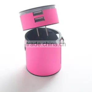 Dual USB Ports Travel Adapter With LED Indicator Light thumbnail-1