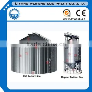 Top Quality 100T-8000T Grain Steel Silo for Corn Wheat Soya Paddy Storage thumbnail-6