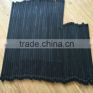 EPDM RUBBER TIE DOWN STRAP WITH GALVANIZED S HOOK 10" 15" 21" 31" 41" thumbnail-3
