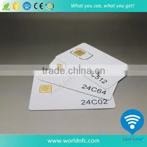 Blank PVC Contact FM4442/ SLE 4442 Smart IC Cards thumbnail-1