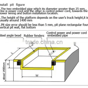 2017 New Product 6 Ton 10 Ton Stationary Hydraulic Dock Leveler thumbnail-3