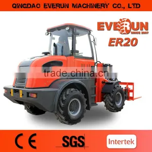 Everun CE Certificated 2.0 Ton Front End Loader With Pallet Forks thumbnail-3
