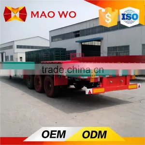 Double Use 40ft Container Transport 4 Axles Flatbed Semi-trailer thumbnail-6