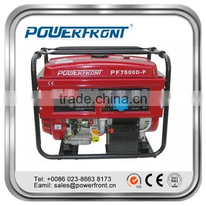 Superior Quality 4 Stroke Single Phase 5kva Portable Gasoline Generator 6500 thumbnail-1