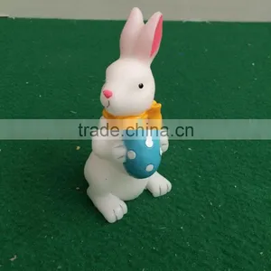 Easter Gift Led Rabbit Flameless Flicking Candle Rabbit With Egg Real Wax Candle Yellow Flicking Rabbit Candle Led Easter Candle thumbnail-1