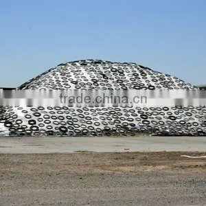 Black/white or Green/white Silo Cover thumbnail-1