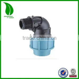 PP Compression Fitting Male Thread Elbow thumbnail-1