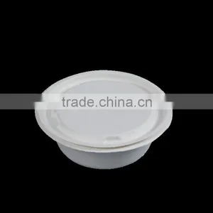 950ml-32oz Disposable Bagasse Bowls With Lid Bowls 58x38x40ml WD05 thumbnail-1