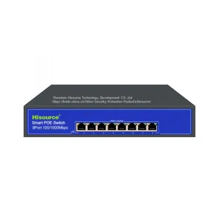 8 Port Full Gigabit 1000Mbps PoE Switches for Cctv Systems thumbnail-2