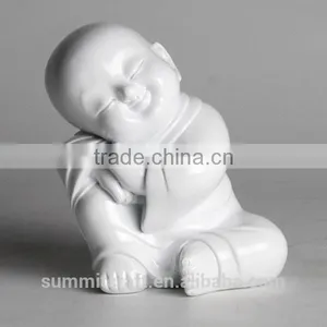 Chinese Resin Baby Buddha Statue thumbnail-1