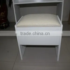Bedroom Wooden Dresser, Make up Dressing Table Set, Table With Mirror & Stool thumbnail-3