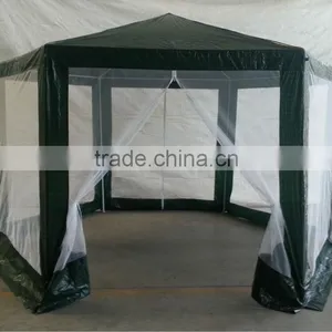 Gazebo With Mesh Panels 4 Meters thumbnail-1
