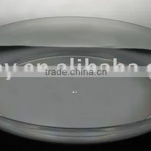 Round Clear Plastic Plate thumbnail-1