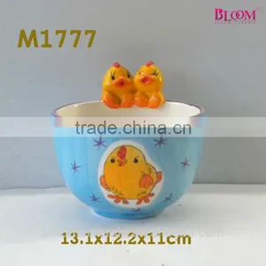 Low Cost Ceramic Animal Head Ceramic Bowl thumbnail-1