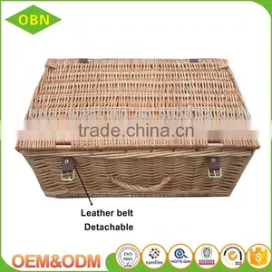 Wholesale High Quality Custom Cheap Empty Wicker Empty Bulk Picnic Baskets thumbnail-5