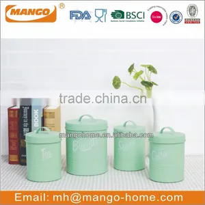 Latest Novelty Airtight Tea Coffee Sugar Canister Set thumbnail-4